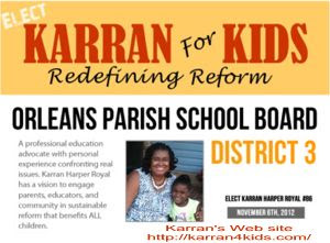 Karran Harper Royal kickoffs school board campaign (click picture)