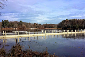 the new floating bridge was pretty solid in the ice on Saturday