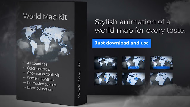 World Map Presentation – Free Download After Effects Templates