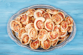 puff pastry swirls savoury party food nibbles children party food pizza bites