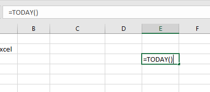 How Do You Use Today And Now Function In Excel How Do I Get Today S Date