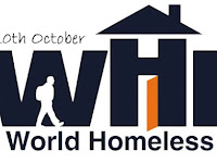 World Homeless Day - 10 October.