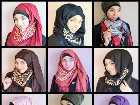 Cara Memakai Hijab Pashmina Simple