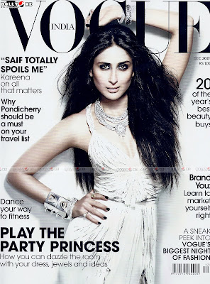 Kareena Kapoor VOGUE Mag December 2009 Scan