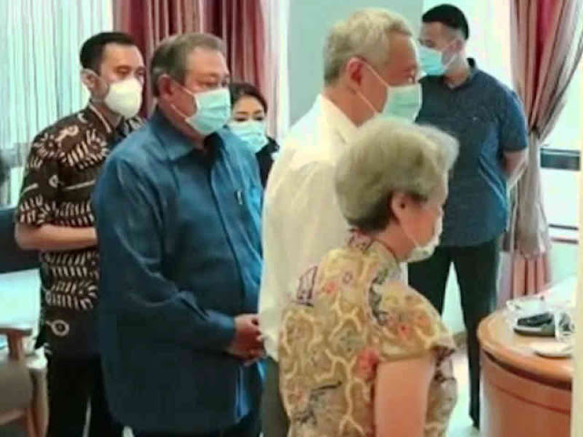 PM Singapura hingga Prabowo Subianto Jenguk Ibu Ani Yudhoyono 