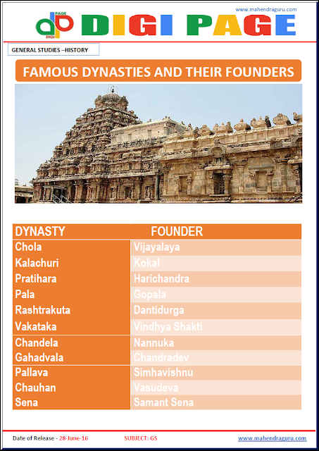 Digi Page-Dynasties and Their Founders