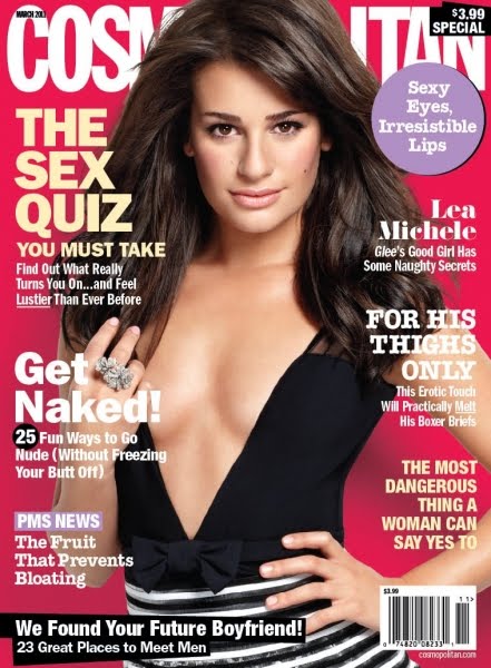 lea michele cosmopolitan article. Lea Michele Cosmopolitan Cover