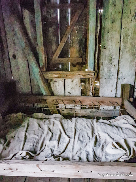 Dormitório de escravizados da Whitney Plantation na Luisiana