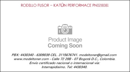 RODILLO FUSOR - KATÚN PERFORMACE PN028081