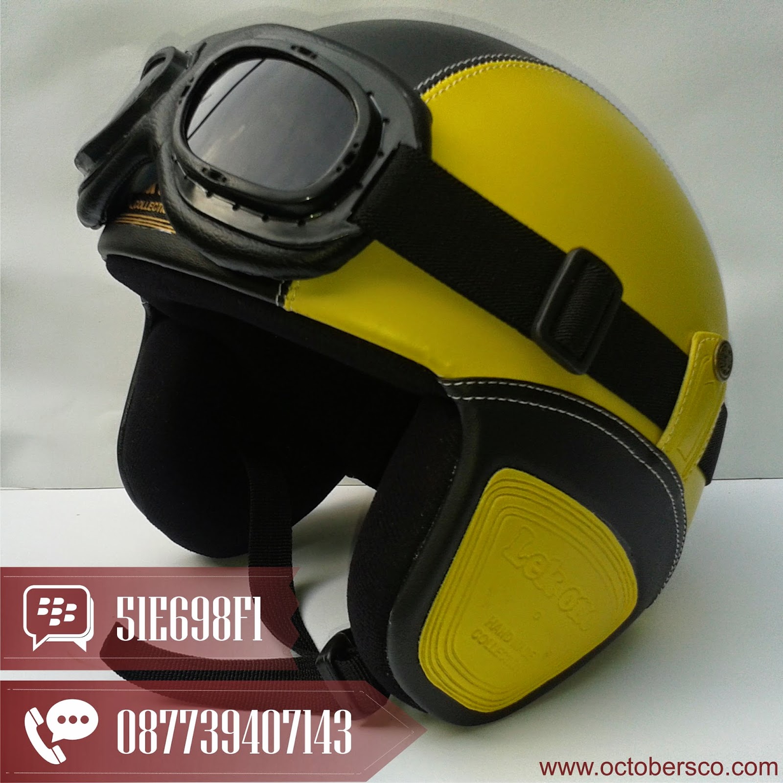 Helm Retro Standar Kode H02 Helm Retro Klasik Helm Retro Klasik