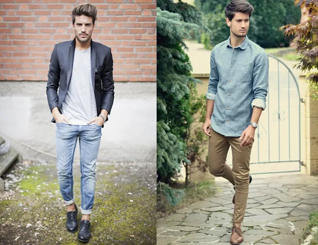 look masculino jeans