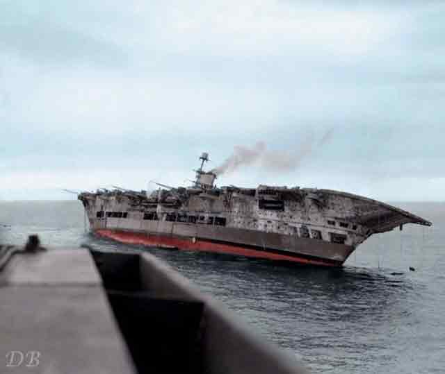 HMS Ark Royal sinking in the Mediterranean, 14 November 1941 worldwartwo.filminspector.com