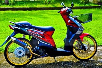 Modifikasi Terlengkap Honda Beat Bergaya Thailook Style 