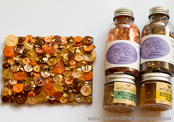 Layers of ink - Autumn Quilling Panel Tutorial by Anna-Karin, with quilled pumpkins.