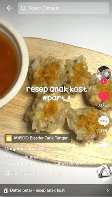 Resep dimsum yang mudah bisa dibuat anak kos