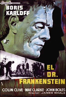 EL DR. FRANKENSTEIN. España. Cartel: 70 x 100 cms.. Arte: MCP. EL DOCTOR FRANKENSTEIN. Frankenstein. 1931. Estados Unidos. Dirección: James Whale. Reparto: Boris Karloff, Colin Clive, Mae Clarke, John Boles, Edward van Sloan, Dwight Frye, Frederick Kerr, Lionel Belmore, Marilyn Harris.