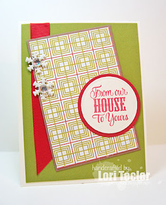 From Our House to Yours card-designed by Lori Tecler/Inking Aloud-stamps from Verve Stamps