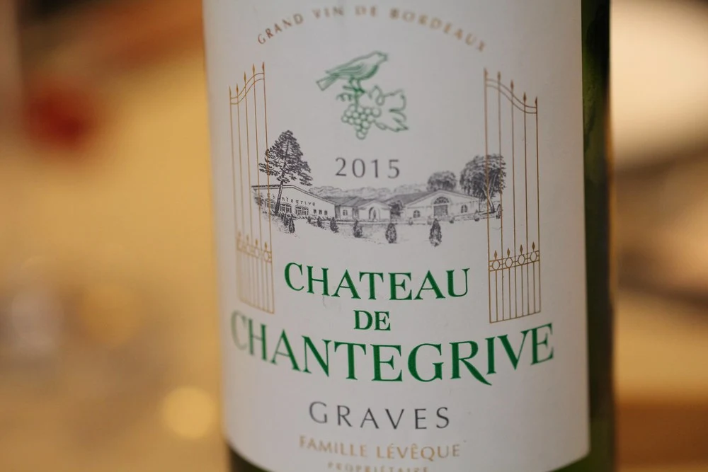 Les Vins Château de Chantegrive au restaurant l'Archeste