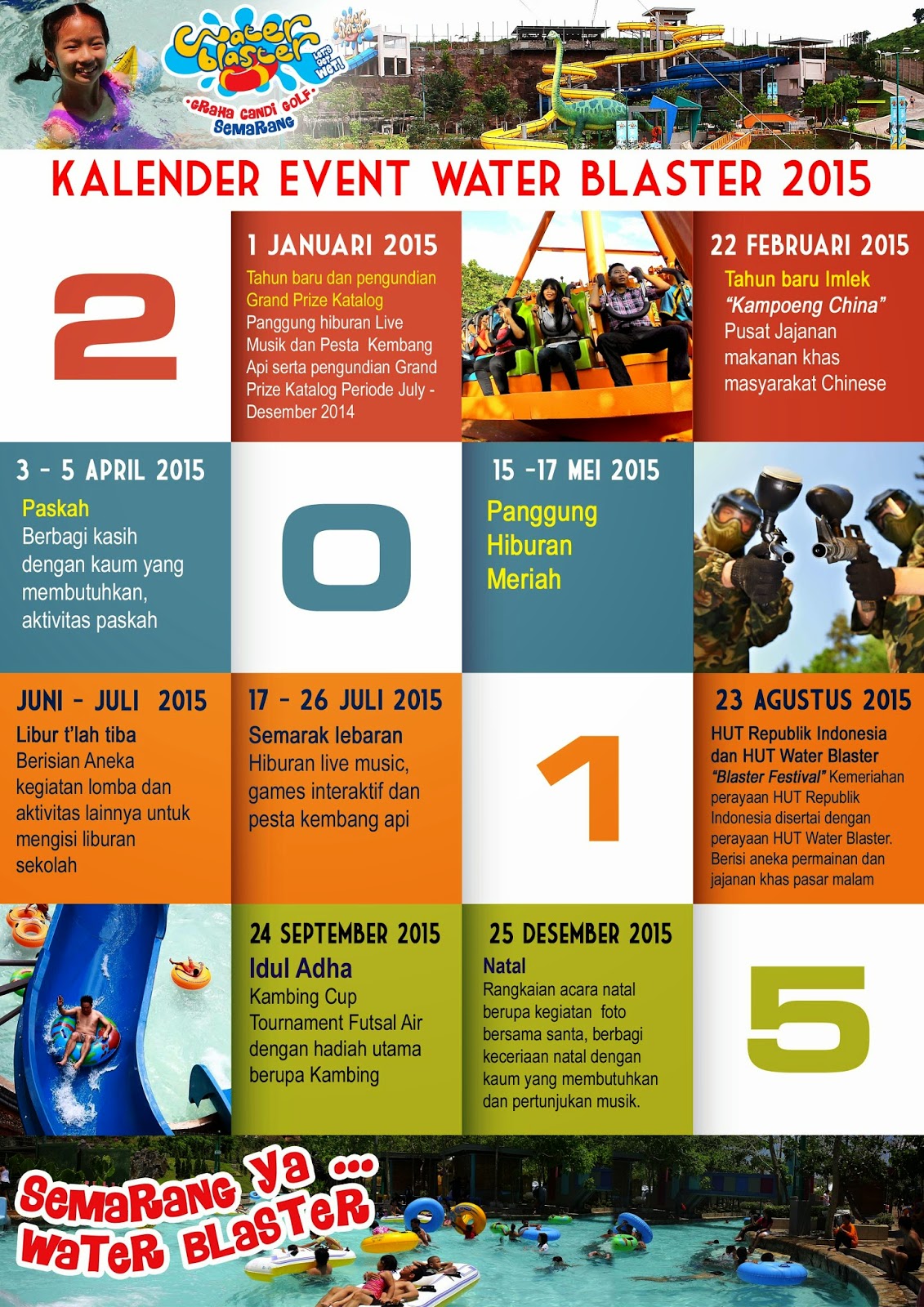  kalender Event Water Blaster 2015  Destinasi Pariwisata Kota Semarang