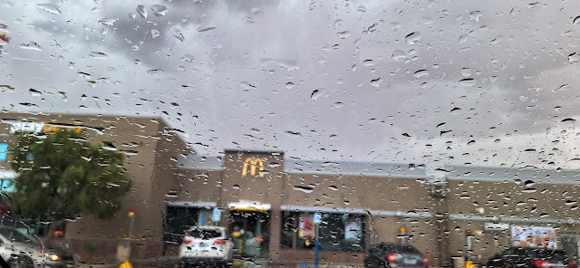 Rainy day at McDonald's. Henderson, Nevada. September 2013. Credit: Mzuriana.
