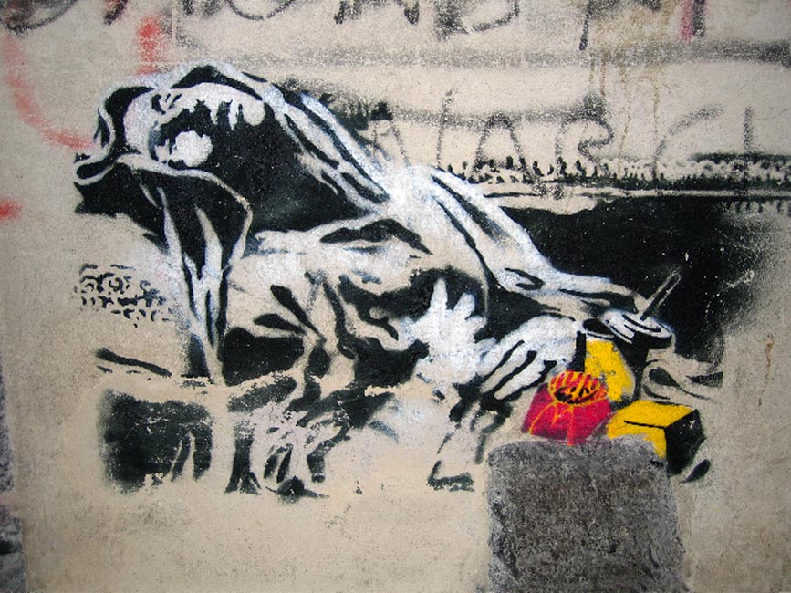 banksy graffiti. Banksy Graffiti Artist