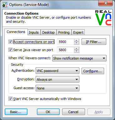 RealVNC v5.1.0 free download