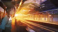 Train Station Anime Girl