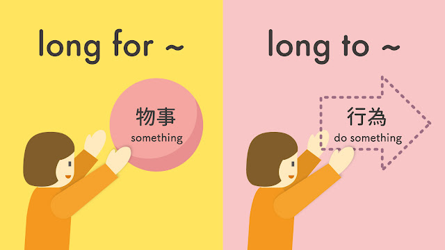 long for ~ と long to ~ の違い