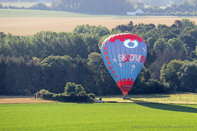 Hot Air Balloon Landing