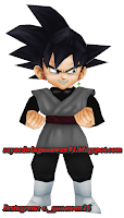 Papercraft GOKU black angry Chibi