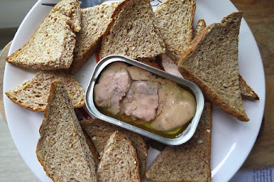 cod liver with toast