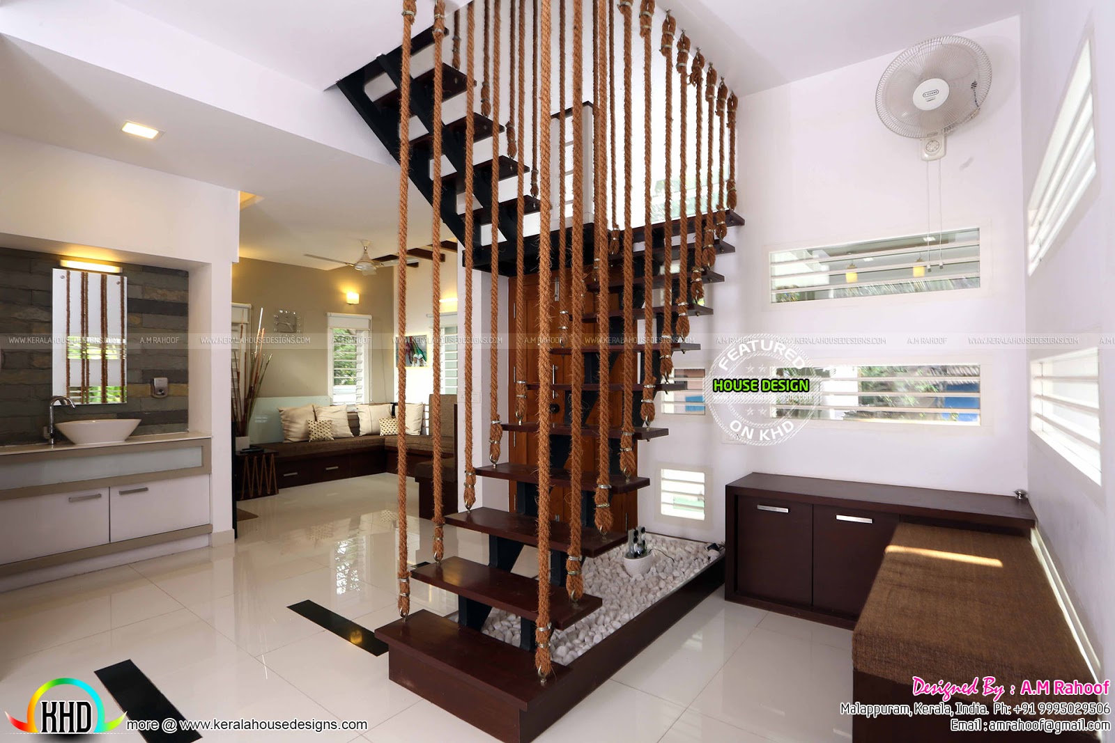 Work finished furnished house  with interiors Kerala  