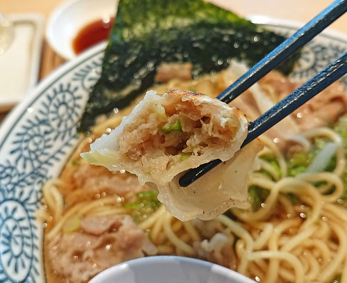 からあげ餃子セットの丸源餃子の写真