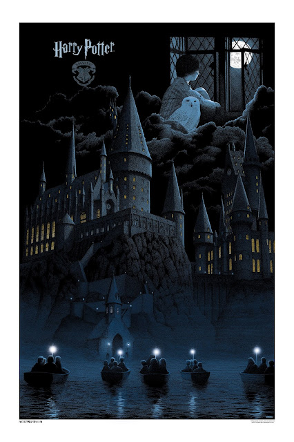 Harry Potter and the Sorcerer's Stone Standard Edition Movie Poster Screen Print by Gerhard & Dark Hall Mansion