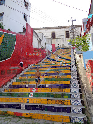 Santa Teresa: Les escalier Selaron