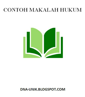 Contoh Makalah Hukum