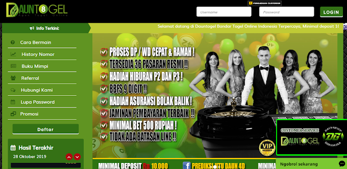 SITUS DAUN TOGEL - BANDAR TOGEL ONLINE TERPERCAYA