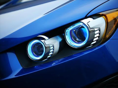 Chevrolet Aveo RS headlight