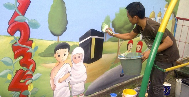 Jasa Lukisan Mural Dinding Kelas Sd Terbaik