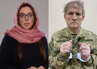 ارتدت الحجاب .. زوجة “ميدفيدشوك” صديق بوتين وتناشد أردوغان إنقاذه (فيديو)