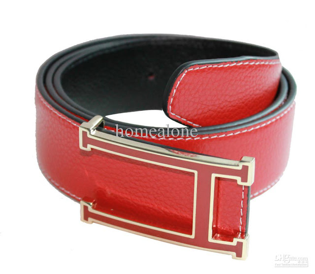 Belt With The H Shaped Buckle