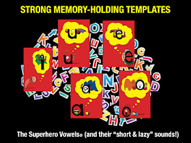 Secret Stories Superhero Vowels® and their Short & Lazy Sound Disguises!