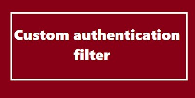 Custom authentication filter in mvc