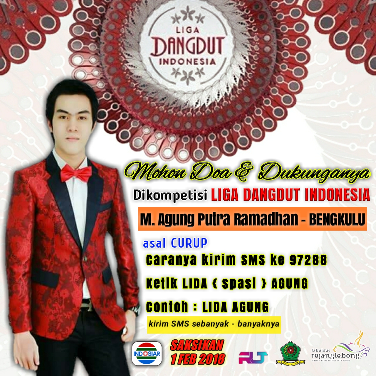 Biografi Profil Biodata Agung Putra Ramadhan Lida 2020 wakil Bengkulu