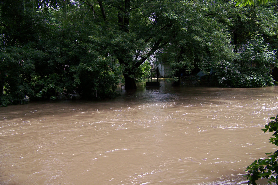 The river is expected to crest