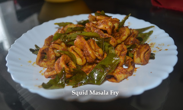 squid masala fry