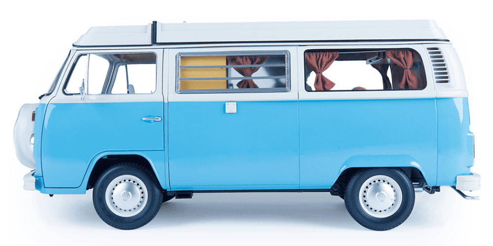 construye tu volkswagen combi t2 camper 1:8 salvat