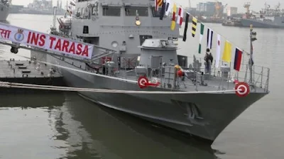  INS TARASA Commissioned into Indian Navy