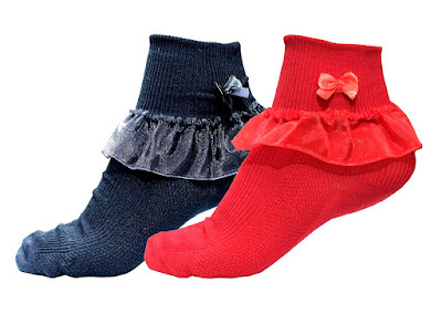 KRIDAY Girls Fancy Socks For Infant Girl Cotton Booties Frill Socks For Girl