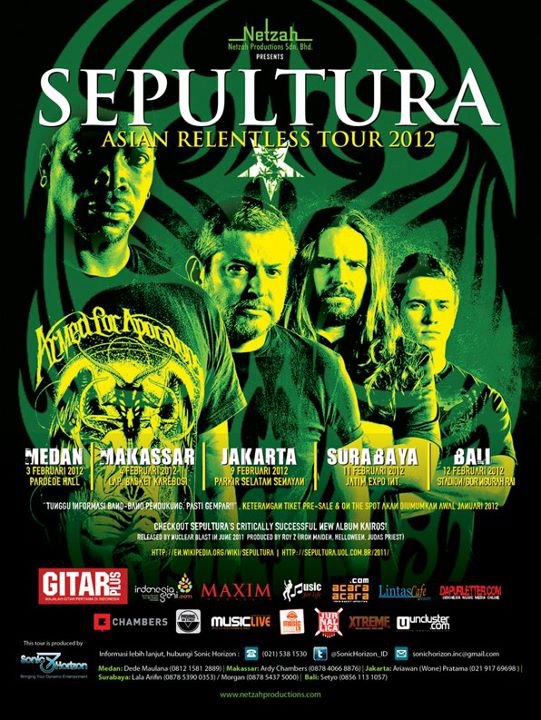 SEPULTURA Siap Gempur INDONESIA